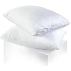 Circles Home Zippered Pillow Protector Cotton Blend White -Bedding Discounts GUEST dac1b471 a1dd 4cac a3b7 a78ea856357e