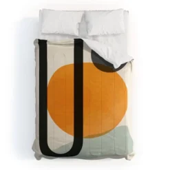 Domonique Brown Oranges Comforter Set - Deny Designs -Bedding Discounts GUEST dc29dfa7 bfc5 4c98 8fb7 64a8a15b5057