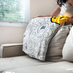 Commonwealth Toys OFFICIAL Smiley World Soft Throw Blanket | Cute Plush Blanket | 50 X 60 Inches -Bedding Discounts GUEST dd14abf0 f458 4c41 94de e5b16489d2f3