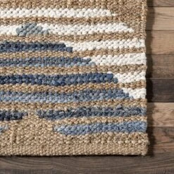 NuLOOM Hand Braided Marla Denim And Jute Diamonds Area Rug -Bedding Discounts GUEST df088089 67bd 4b4c 85f2 e368eb41de00