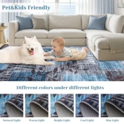 TackView Kitchen Runner Rug, Modern Floral Runners Non-Slip Soft Foldable Carpet For Hallway Laundry Room 9 TackView Kitchen Runner Rug, Modern Floral Runners Non-Slip Soft Foldable Carpet For Hallway Laundry Room -Bedding Discounts GUEST dfd6c70c 226f 48a8 b105 3382033cd67b