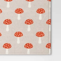 Novelty Recycled Printed Plush Throw Mushroom -Bedding Discounts GUEST e0629137 6054 4571 ba30 8bfbd4d9ea87