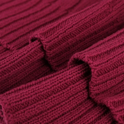 PiccoCasa Cotton Cable Soft Couch Decorative Knitted Throw Blanket 1 Pc 5 PiccoCasa Cotton Cable Soft Couch Decorative Knitted Throw Blanket 1 Pc - Image 5