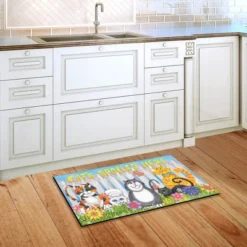 Briarwood Lane Cats Spoiled Here Spring Doormat Floral Humor Indoor Outdoor 30" X 18" -Bedding Discounts GUEST e109a804 8b10 4dae 9a70 1a24121f7afa