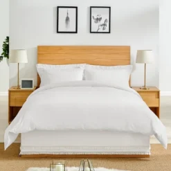 Sweet Jojo Designs Dust Ruffle Queen Bed Skirt Boho Fringe Ivory -Bedding Discounts GUEST e1816e9f 0697 409f bc69 7bd2f818b77a