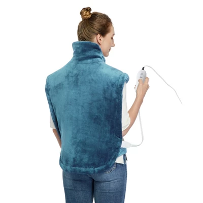 Heating Pad For Neck And Shoulders Back Pain Relief, Weighted Electric Heating Pads With Auto Shut Off, Fast Heating & 4 Heat Settings 11 Heating Pad For Neck And Shoulders Back Pain Relief, Weighted Electric Heating Pads With Auto Shut Off, Fast Heating & 4 Heat Settings - Image 11