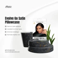 Evolve Products Satin Pillowcase - Black -Bedding Discounts GUEST e2a0cb34 29c9 4b53 b77d b84c77de2793