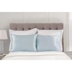 Shopbedding - Satin Pillowcase With Zipper For Hair And Skin