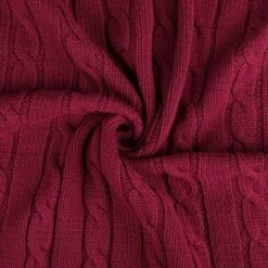 PiccoCasa Cotton Cable Soft Couch Decorative Knitted Throw Blanket 1 Pc 12 PiccoCasa Cotton Cable Soft Couch Decorative Knitted Throw Blanket 1 Pc -Bedding Discounts GUEST e2dbb2d2 c682 4559 a80a ed744e620fd0