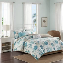 Madison Park 6pc Ocean View Cotton Sateen Duvet Cover Set Aqua 21 Madison Park 6pc Ocean View Cotton Sateen Duvet Cover Set Aqua -Bedding Discounts GUEST e3e3b710 d17b 4025 a3da 0a4b19fbc613