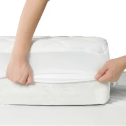 All Seasons Reversible Fitted Cooling Mattress Pad - All In One