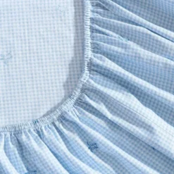 Laura Ashley Turtle Gingham - Blue King Sheet Set -Bedding Discounts GUEST e5455bd6 27ee 4209 bf7e f2c4c7866cae