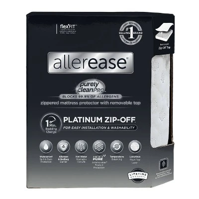 Platinum Zip Off Mattress Protector - Allerease 1 Platinum Zip Off Mattress Protector - Allerease