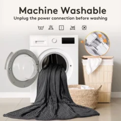 Hyleory Electric Fleece And Flannel Heated Throw Blanket With Two Size 13 Hyleory Electric Fleece And Flannel Heated Throw Blanket With Two Size -Bedding Discounts GUEST e6f70a5a 1ed5 4260 8962 27a87590c933