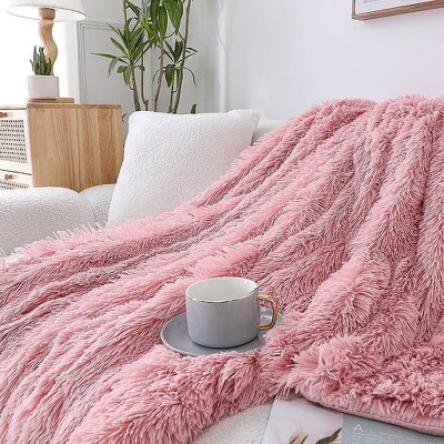 Kate Aurora Regal Luxe Oversized Ultra Soft & Fuzzy Lined Accent Throw Blanket - 50 In. W X 70 In. L 6 Kate Aurora Regal Luxe Oversized Ultra Soft & Fuzzy Lined Accent Throw Blanket - 50 In. W X 70 In. L - Image 6