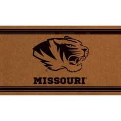 Evergreen University Of Missouri Logo Turf Mat, Brown- 28 X 16 Inches Indoor Outdoor Doormat