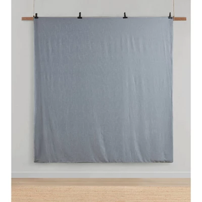 Blue Loom 3pc Vivie Solid Stone Washed Duvet Cover Bedding Set 3 Blue Loom 3pc Vivie Solid Stone Washed Duvet Cover Bedding Set - Image 3