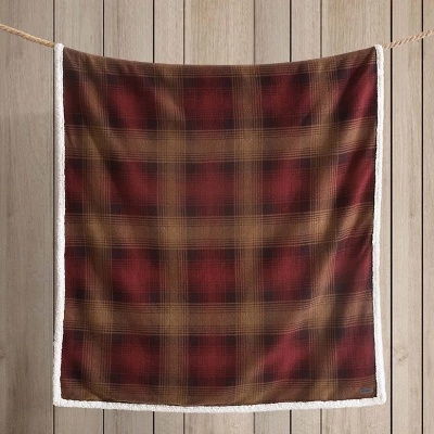 50"x70" Oversized Nordic Plaid Throw Blanket Raisin - Eddie Bauer: Cozy Fleece, Machine Washable 10 50"x70" Oversized Nordic Plaid Throw Blanket Raisin - Eddie Bauer: Cozy Fleece, Machine Washable - Image 10
