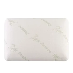 Cheer Collection Latex Memory Foam Pillow With Washable Cover - White (24" X 16" X 4") -Bedding Discounts GUEST eb899f03 0b5e 412b b554 6d47222df663