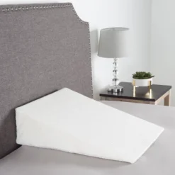 Hastings Home Memory Foam Wedge Pillow With Bamboo Fiber Cover - Ivory -Bedding Discounts GUEST ece0d0fb 0288 4d00 9a13 6ed43aefd454