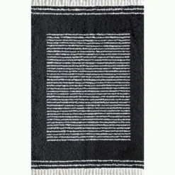 Rugs America Bennett BT35A Shag Stripe Area Rug