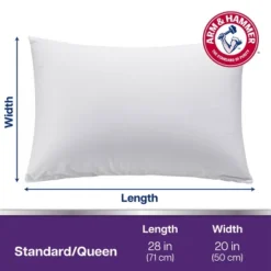 Arm & Hammer 2pk Easy Care Pillow Protector -Bedding Discounts GUEST eea5ec5b 5333 42dc b4f5 ec4dc622aad0