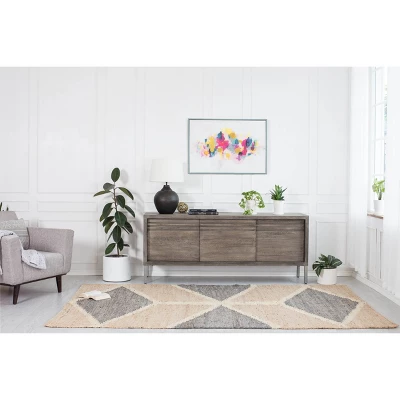 4'x6' Mountains Of The Moon Jute Area Rug Natural/Gray/Ivory - Anji Mountain 7 4'x6' Mountains Of The Moon Jute Area Rug Natural/Gray/Ivory - Anji Mountain - Image 7