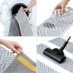 SussexHome Floral Design Cotton Anti-Slip Stair Treads, 9” X 28“ -Bedding Discounts GUEST eed3730e a6d1 4597 a6e7 4c691e6bbfdd