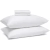 The Grand Hypoallergenic Breathable Pillow Protector With Zipper – White (2 Pack)