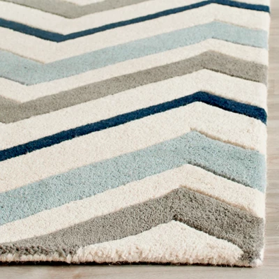 Dublin Chevron Geometric Tufted Area Rug - Safavieh 1 Dublin Chevron Geometric Tufted Area Rug - Safavieh