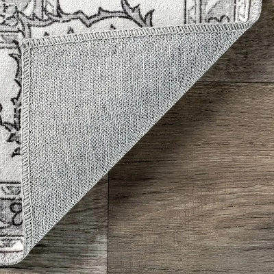 NuLOOM Ren Vintage Floral Machine Washable Area Rug 6 NuLOOM Ren Vintage Floral Machine Washable Area Rug - Image 6