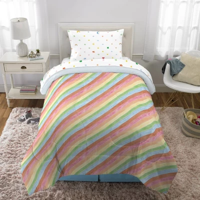 Care Bears Twin Bedding Bundle Falling Stars: Polyester Comforter Set With Sheets & Pillowcase, Multicolor, Kids/Teens 1 Care Bears Twin Bedding Bundle Falling Stars: Polyester Comforter Set With Sheets & Pillowcase, Multicolor, Kids/Teens