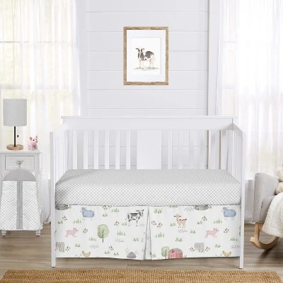 Sweet Jojo Designs Boy Or Girl Gender Neutral Unisex Baby Crib Bed Skirt Farm Animals 1 Sweet Jojo Designs Boy Or Girl Gender Neutral Unisex Baby Crib Bed Skirt Farm Animals