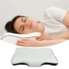 Unique Bargains 1Pcs Contour Memory Foam Pillow Cervical Neck Supporting Sleeping Pillows