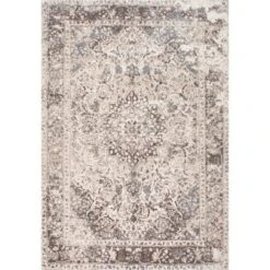 Vintage Verdell Medallion Area Rug Beige - NuLOOM -Bedding Discounts GUEST f5bc98d5 33f9 4dc1 9125 173ada56f455