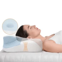 Cheer Collection Cervical Memory Foam Pillow For Neck Support, Orthopedic Contour Design, 24"x14"x5.2" 9 Cheer Collection Cervical Memory Foam Pillow For Neck Support, Orthopedic Contour Design, 24"x14"x5.2" -Bedding Discounts GUEST f6bc677f 913b 4dbe 8ce0 2bb0159c7fb9