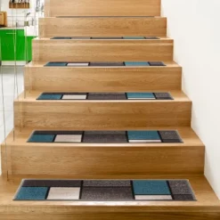 World Rug Gallery Contemporary Modern Boxes Non-Slip Stair Treads -Bedding Discounts GUEST f8bceafb d47d 4444 9a26 348a6d39e96a