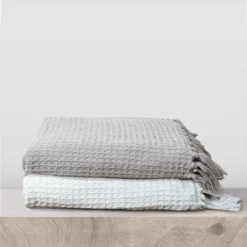 Waffle Knit Throw Blanket Collection - Lush Décor