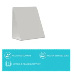 Continental Sleep, Mattress System Bed Wedge Pillow Foam Incline, Heartburn, Legs And Back Support For Acid Reflux, Increases Blood Flow, 24", White -Bedding Discounts GUEST f956febf 32d5 49d6 9f8c 0a90d43d212a