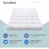 Aghana Digitals Queen Mattress Pad Cover For Back Pain With Deep Pocket