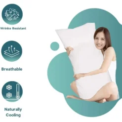 Micropuff Microfiber Pillow Protector With Zipper – (2 Pack) -Bedding Discounts GUEST f97daf21 e699 456a 9e8a d13abd866520