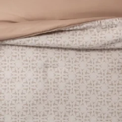 5pc Printed Geo Comforter Set Assorted Beiges - Threshold™ -Bedding Discounts GUEST f9dfac92 e15a 415a 99e4 327391e798a5