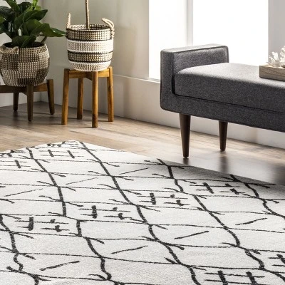 NuLOOM Machine Washable Global Trellis Area Rug 8 NuLOOM Machine Washable Global Trellis Area Rug - Image 8
