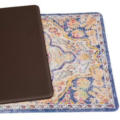 World Rug Gallery Distressed Bohemian Vintage Anti-fatigue Standing Mat 3 World Rug Gallery Distressed Bohemian Vintage Anti-fatigue Standing Mat - Image 3