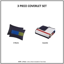 3Pcs Coverlet Mini Set Kids Cotton Striped Quilt With Cotton Filling -Bedding Discounts GUEST fb1efd58 b2e5 46db b318 2d4b4b92d84f