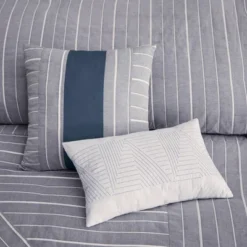 Bryce Full/Queen 5pc Cotton Rich Chambray Duvet Cover Set Indigo -Bedding Discounts GUEST fb57568e dab4 43eb a4aa 50dc8b2f721b