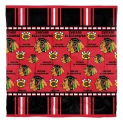 NHL Chicago Blackhawks Rotary Bed Set - Twin