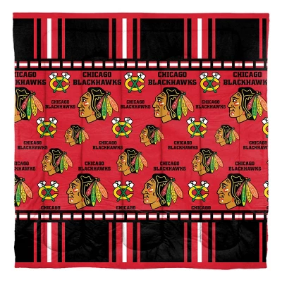 NHL Chicago Blackhawks Rotary Bed Set - Twin 1 NHL Chicago Blackhawks Rotary Bed Set - Twin