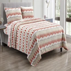 Plazatex Gnome Santa Wrinkle Resistant Bed Sheet Set Beige By Plazatex -Bedding Discounts GUEST fbd0d72e 0eb8 4880 9a58 de3ae6445905