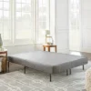 Twin 14" Fabric Cover For Metal Platform Bed Frame Black - Eco Dream